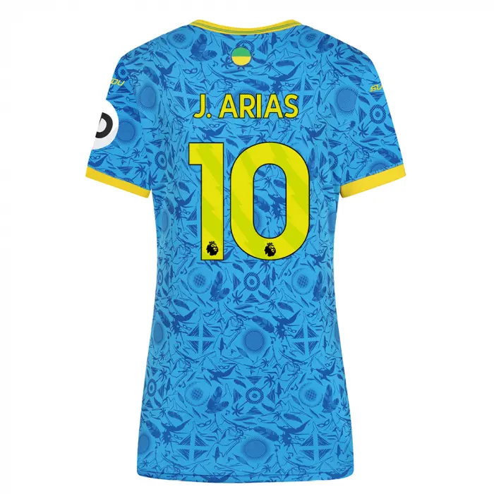 Wolves Kits Shop | Official 2025-26 Wolves Third Shirt – Womens J. ARIAS 10 Wolverhampton Wanderers Apparel
